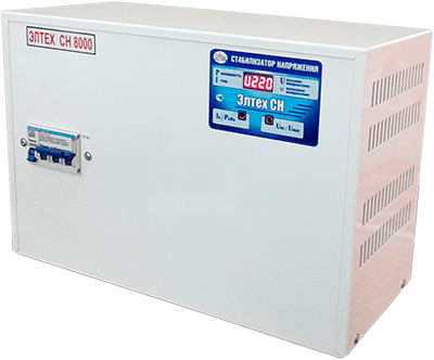 Стабилизатор напряжения Элтех СН 8000 стандарт 100 Стабилизатор напряжения Элтех СН 8000 стандарт 100